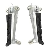 Foot Rest Pegs 1 Set Motorcycle Front Footrest Pedal Foot Pegs Foot Pegs Pedals For Ho&nda Cb250 Cbr600F Cb600F Nc700
