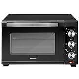 Daewoo Mini Oven & Grill- 1600w Countertop, Portable Electric Cooker with adjustable Temperature Settings and 60 Minute Timer with Indicator Light. Including Baking tray & Wire Rack