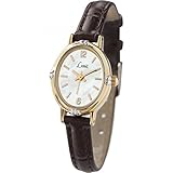 Limit Women's Quartz Watch with White Dial Analogue Display and Black PU Strap 6980.35