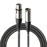 Stagg 3m XLR to XLR Microphone Cable – Balanced 3‑Pin Male to Female Lead with Secure Connectors