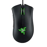 Razer DeathAdder Essential (2021) - Wired Gaming Mouse (Optical Sensor, 6400 DPI, 5 Programmable Buttons, Ergonomic Form Factor) Black