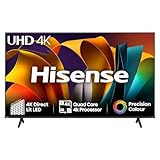 Hisense 50 Inch 4K Smart TV 50A6NTUK - Dolby Vision, Game Mode PLUS with 60Hz VRR ALLM, Smooth Motion, AI Sports Mode, Vidaa OS with Freely, Youtube, Netflix and Disney+ & Now TV (2024 Model)