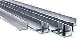 Fabal Aluminium 6063 T6 90 Degree 50mmX50mmX2mm Angle, 1M Length, Mill Finish, High Corrosion Resistance, Structural Support, DIY Projects