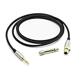 Replacement Audio Upgrade Cable Compatible with AKG K240, K240S, K240MK II, Q701, K702, K141, K171, K181, K271s, K271 MKII, M220, Pioneer HDJ-2000 Headphones 1.2meters/4feet