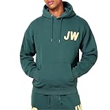 Jack Wills Mens Felt Applique Hoodie Evergreen XL