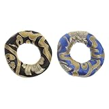 FUNOMOCYA 2pcs Buddhist Singing Bowl Pads Cotton Cloth Cushions 8cm Diameter Random Color Mats for Meditation and Yoga Sound Bowls