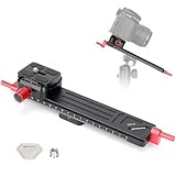 Koolehadao Macro Focusing Rail for Close-up Shooting Macro Photography Precise Focus Rail with1/4 Screw Quick Release Plate Compatible with Arca-Swiss for DSLR Camera Camcorder W-200