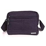 Sativa Smart Shoulder Bag Hemp Bags-Plum