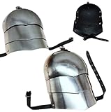 Nautical Replica Hub Medieval Pauldron Set Pair Plate Armor Carbon Steel Real Adult Size Rustic Vintage Home Decor Gifts