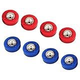 Toyvian 8pcs Tabletop Shuffleboard Curling Mini Shuffleboard Pucks Desktop Equipment Roller Tabletop Games Mini Toys Kids Football Tabletop Game Rolling Beads Plastic Slider Child Replace