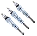 3PCS Glow Plugs Diesel Heater M811937 MIU802457 for John Deere X495 X595 X740 X744 X748 X749 X750 X754 X758 1435 1023E 1025R 1026R 2025R 2026R 2305 2030A 850D 855D Yanmar Engine 3TNV76 3TNM74 3TNV70
