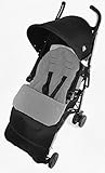Footmuff/Cosy Toes Compatible with Maclaren Triumph Pushchair Dolphin Grey