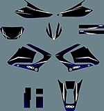 MXP Graphics DST0982 3M Custom Motorcross Stickers Motorcycle Decals Graphics Kit for Yamaha DT X 125 2002-2007