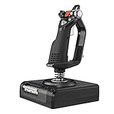Logitech G Saitek X52 Pro Flight 3M System with Metal Part Gas Control and Simulation Joystick, LCD Display, Dual Suspension, Illuminated Buttons, 2 USB Connections - Black
