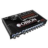 Orion XEQ-X7 7-Band Graphic Equalizer with Front 3.5mm AUX Input – Half-DIN Car Audio EQ with Subwoofer Control, High/Low-Level Inputs, Rear RCA, and Variable Low Pass Filter
