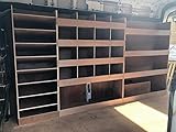 Fully Assembled Van Shelving Racking to fit Vauxhall Movano LWB L3 Plywood System Case Storage Unit