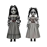 Creepy Doll For Girls, Horror Decoration, Halloween Decoration, For Inserting Large Props, Decoration, Yard Doll, Ghost, Spooky, Outdoor, 2 Pieces (1 Set)
