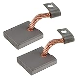 YINETTECH Generator Carbon Brush Pair 113903515A Wide Version Replacement Compatible with VW Beetle Karmann Bus T1 T2 Typ181 12V