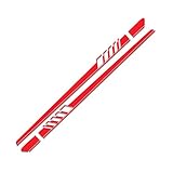 Uposao 2 Pcs Car Door Side Stripe Skirt Sticker Vinyl Decal, For Mercedes Benz C Class W204 W205 C180 C200 C230 C280 C300 C320 C350 C63/AMG