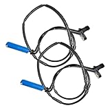 Ollanoos 2Pcs 34526752683 Rear ABS Wheel Speed Sensor Left and Right, Car ABS Speed Sensor Replacement for BMW 3 Series E46 316i 318i 320i 323i 1998-2000 ABS Sensor 0986594513 SS20097 AB1508