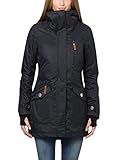 Berydale Women's BD100 Jacket, Black-Lined Winter Parka, XL