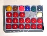 1 1/2" (3.81cm) SNOOKER 22 BALL SET FOR HOME USE TABLE**