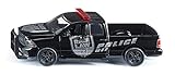 siku 2309, Dodge Ram 1500 Police Pick-Up, 1:50, Metal,Plastic, Removable tyres, Movable parts, Black