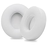 YOCOWOCO Replacement Ear Pads Cushions for Beats Solo 2 Wireless/Solo 3 Wireless On-Ear Headphone, Earpads with PU Leather and Memory Foam,White