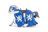 Papo - Animal figurine - Lion Knight Horse with Lance, Fantastic Medieval Adventures, Children's toy from 3 years old - Hand-painted Heroes and Legends