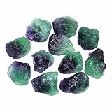 Nvzi Raw Rainbow Fluorite Crystals Bulk, Real Gemstones and Crystals, Rocks and Minerals, Healing Crystals, Quartz Crystals and Healing Stones, Cuarzos Originales De Energia Y Piedras(454G)