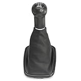 MOMOALA 5 Speed Gear Shift Knob Stick Gaiter Boot For VW MK4 Golf GTI R32 Jetta Bora