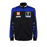 VR46 Men's 2023 Yamaha Team Replica Fleece, Black Blue, L