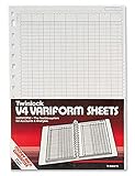 Rexel Twinlock Variform V4 Cash Refill Sheets 5 Columns (75 sheets)