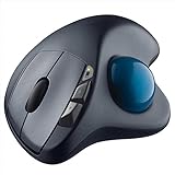 Logitech M570 Trackman Wireless Trackball Mouse, 2.4GHz with Unifying USB-Receiver, Scroll Wheel, Programmable Buttons, 18-Month Battery Life, PC / Mac / Laptop