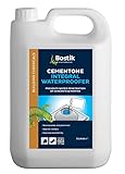 Bostik Cementone Integral Waterproofer 5L - Waterproofer & Plasticiser For Mortar - Ideal For Renders