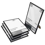 Ikea YLLEVAD Black A4 21x30cm Lightweight Photo Frames, Plastic & Paperboard - Set of 4