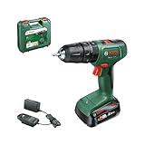 Bosch Cordless Hammer Drill EasyImpact 18V-38 (1x Battery 2.5 Ah; 18 Volt System; in Carrying case)