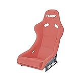 Recaro RC070980193 Pole Position Velour Seat for Driver and Passenger Side, Red