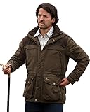 Sherwood Forest Men's Blackmere Jacket Hunting, Moss Olive/Dark Brown, 3XL