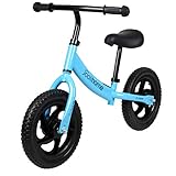 12" Balance Bike Carbon Steel Frame No Pedal Walking Balance Bike Training Bicycle for Kids and Toddlers 2- to 6 Years Old