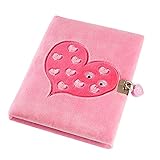 Tinc SGJOURPK A5 Snuggly Soft Touch Lockable Journal - Pink
