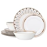 Noritake Empire Gold 12-Piece Dinnerware Set, Service For 4