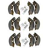 200 x 50mm ALKO Type Trailer Brake Shoes For 6 x Brake Drums Triple Axle
