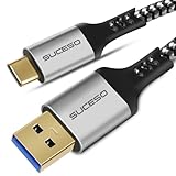 SUCESO USB-C to USB 3.1 Gen2 Cable 3.3FT USB A to USB C Data Cable 10Gbps Data Transfer 60W Fast Charging for Galaxy S24 S23 S22 Tab S9 Switch PS5 iPad Pro Huawei LG V20 G5 Pixel 7 USB C External SSD