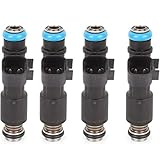 PNBVW Set of 4 Fuel Injector, Car Fuel Injectors Nozzle 12582219 for C//hevrolet C//obalt 2005-2010 for P//ontiac P//ursuit G/5 2007-2010 2.2L 25362871