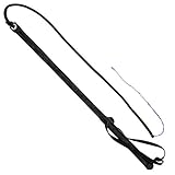 DINGO GEAR Gunshot Whip for Dog Training, Full Black, IPO Tip of Links S02626