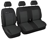 DKMOTO DK85AP1 Tailored Van Seat Covers for Vauxhall Vivaro , Nissan Primastar , Renault Trafic 2001 - 2014