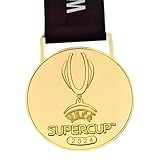 JHRFU 2024 Europa Super Cup Medal Replica Football League Collectibles Champions Souvenirs Gifts for Football Lovers