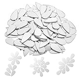 100 PCS Small Mirror Tiles, 25mm Teardrop Shape in Silver - Self Adhesive Mini Mosaic Stickers for DIY Home Wall Art and Disco Ball Crafts Supplies