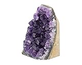 Amethyst Clusters Quartz Crystal Geode Spiritual Healing Home Decor Stone, 250 grams or less, stone